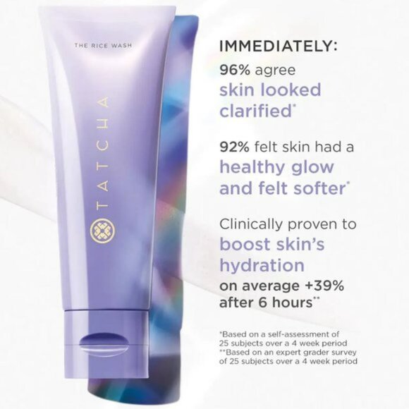 Tatcha The Rice Wash Cleanser - Face Wash - New and Sealed - Picture 2 of 4